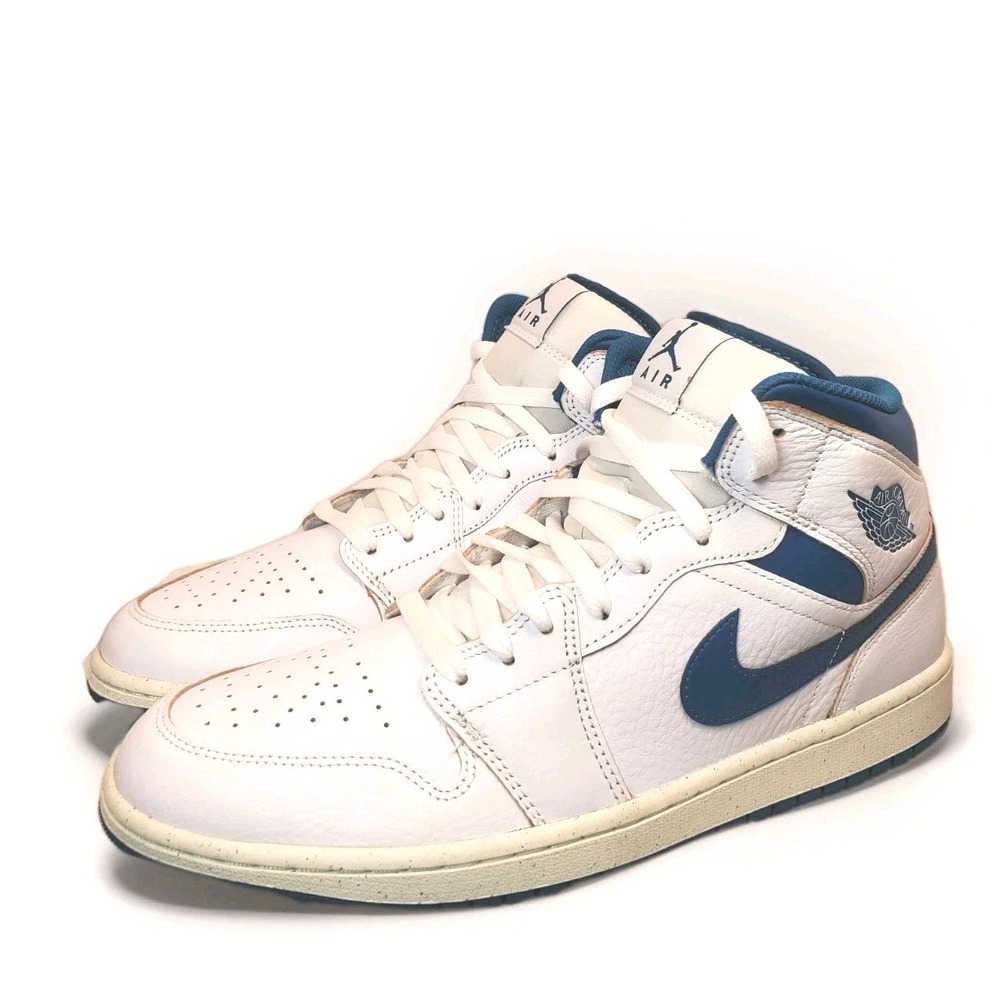 Nike Air Jordan‎ 1 Mid SE Industrial Blue F5215-141 Men's size 11 sneaker shoe